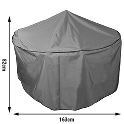 Small Image of Protector 7000 Premier Circular Patio Set Cover - 4 Seat